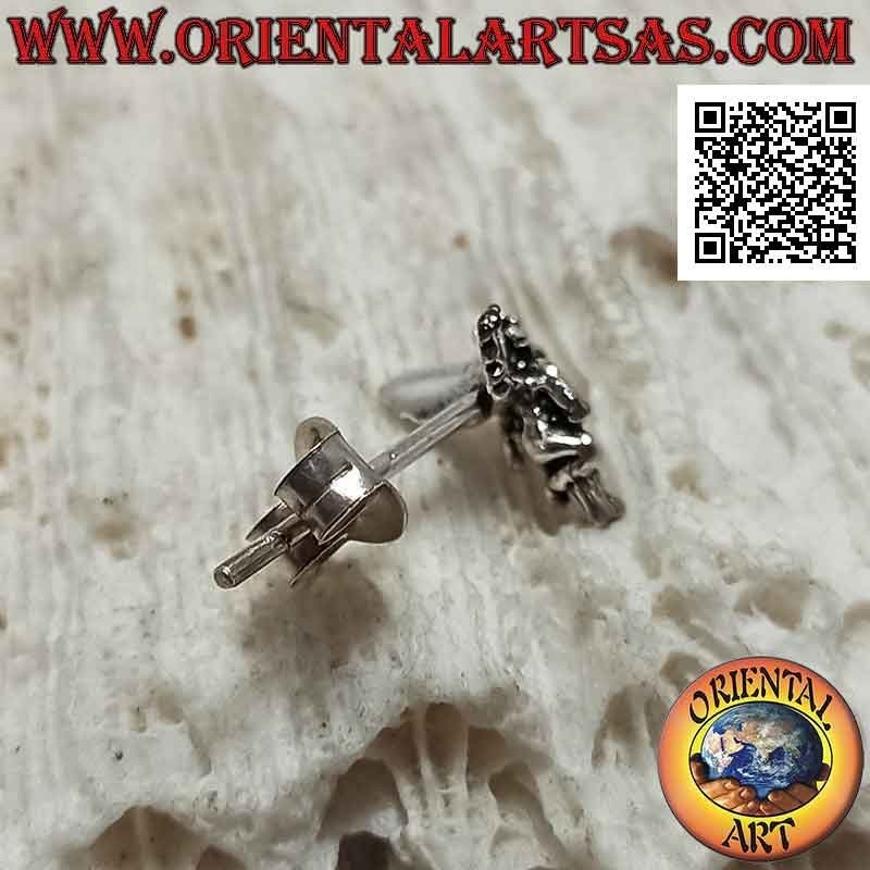 Mini orecchino in argento, l'angioletto