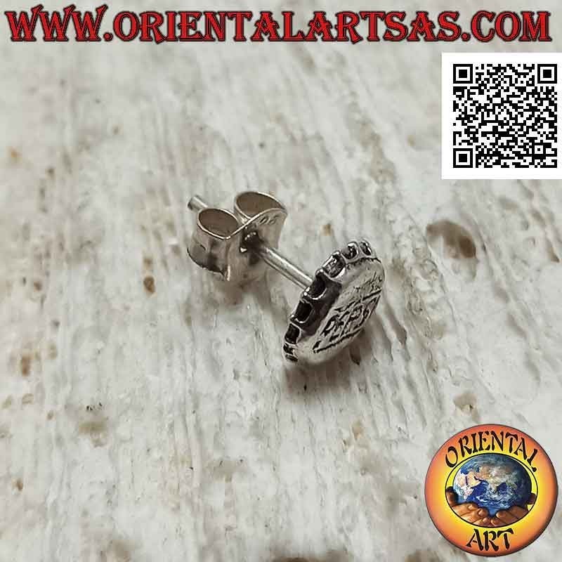 Mini pendiente de plata, el gorro de la "Pepsi"