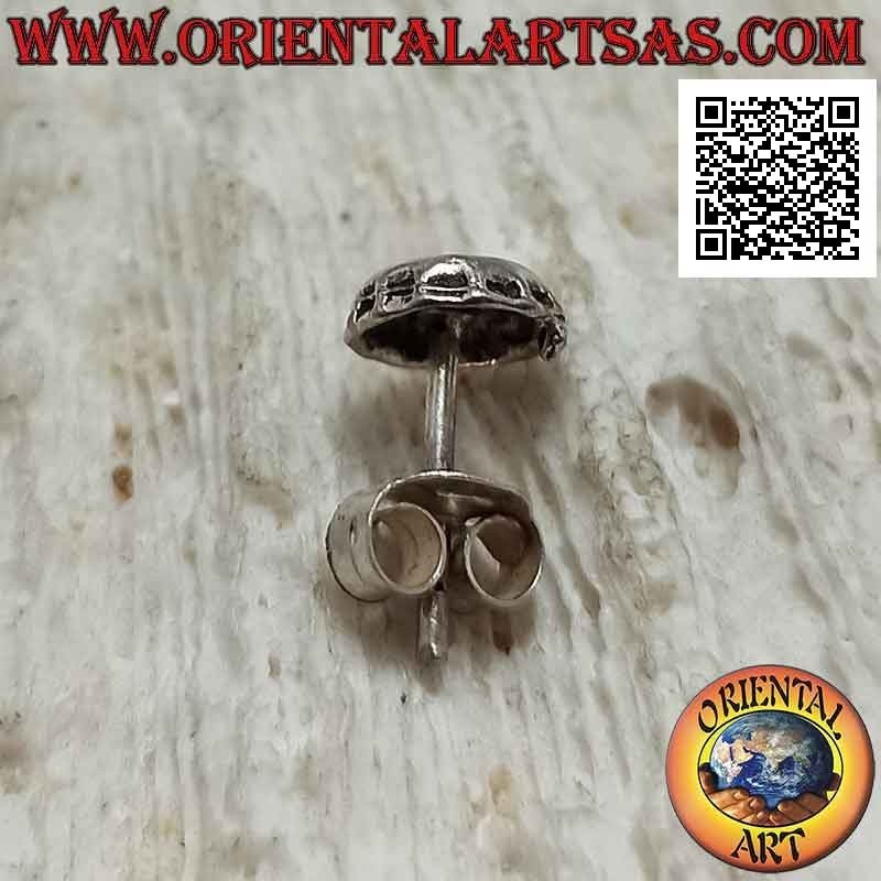 Mini boucle d'oreille en argent, la casquette "Coca Cola"