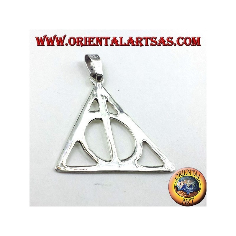 Silber Anhänger Deathly Hallows