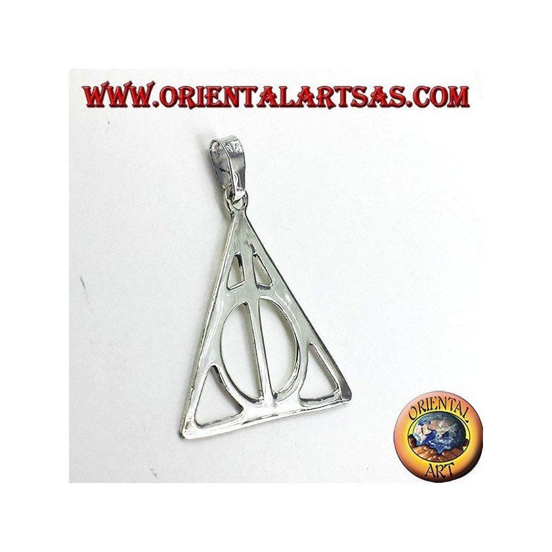 Silber Anhänger Deathly Hallows