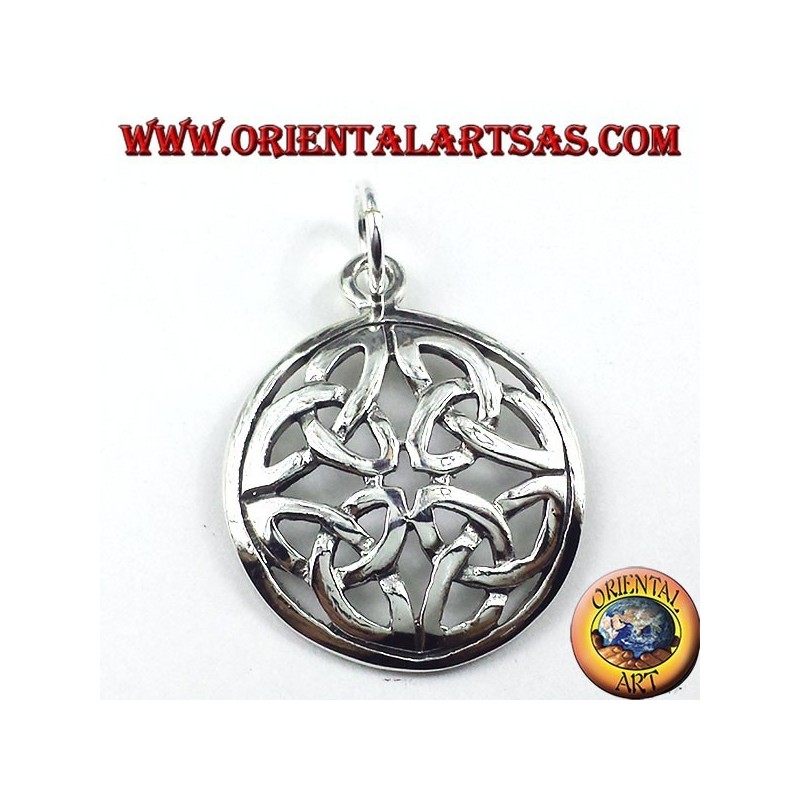 silver pendant, The Duleek knot (Celtic symbol)