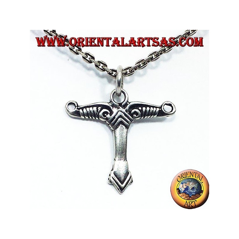 pendentif en argent, l'arbre du monde (symbole celtique)