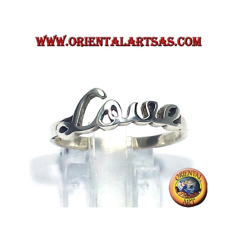 Anello in argento  LOVE