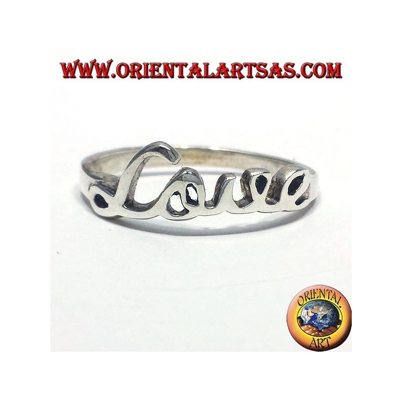 Silver ring  LOVE