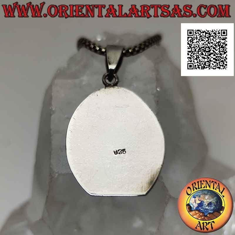 Pendentif en argent, le Bouddha "Dhyana Mudra - symbole de méditation et de sagesse"