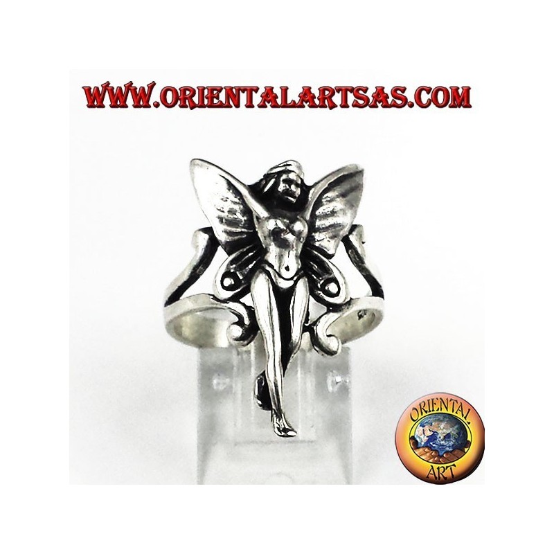 Silver ring, fairy