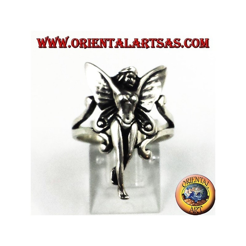 Silver ring, fairy