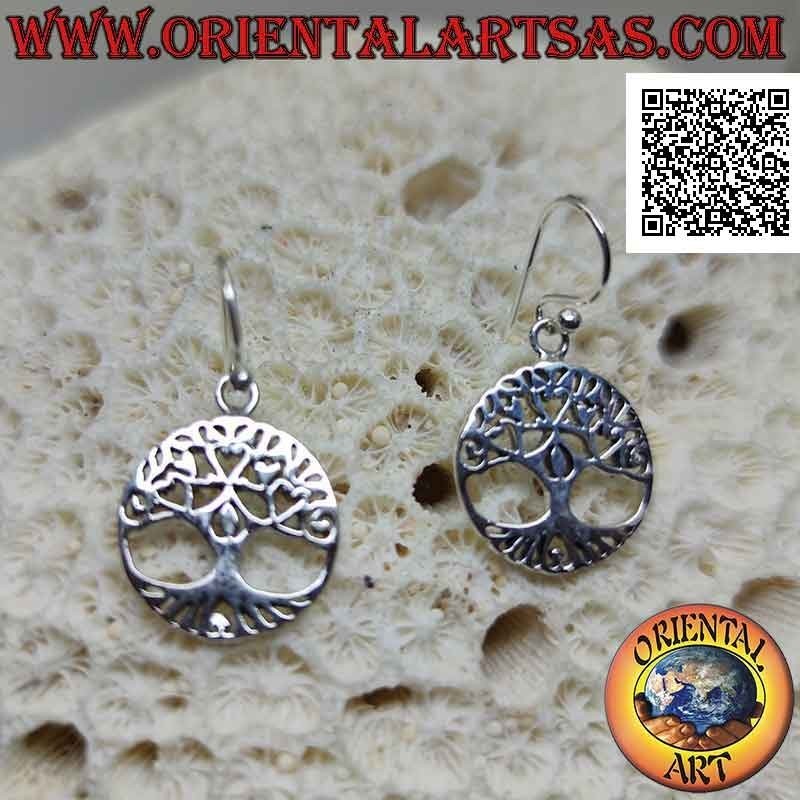 Pendientes de plata, Yggdrasil o árbol de la vida, una herramienta para recuperar la identidad.