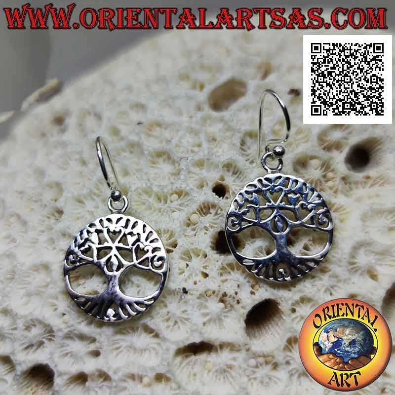 Orecchini in argento, Yggdrasil o albero della vita, strumento per riappropiarsi della propria identità