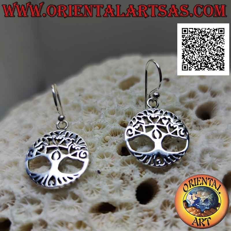 Pendientes de plata, Yggdrasil o árbol de la vida, una herramienta para recuperar la identidad.