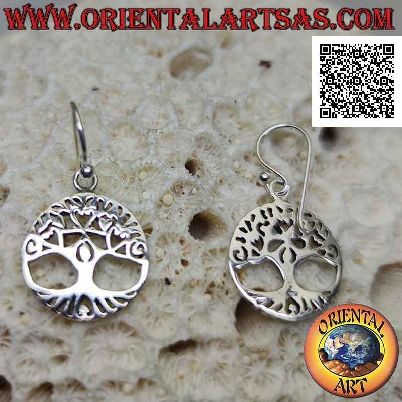 Orecchini in argento, Yggdrasil o albero della vita, strumento per riappropiarsi della propria identità