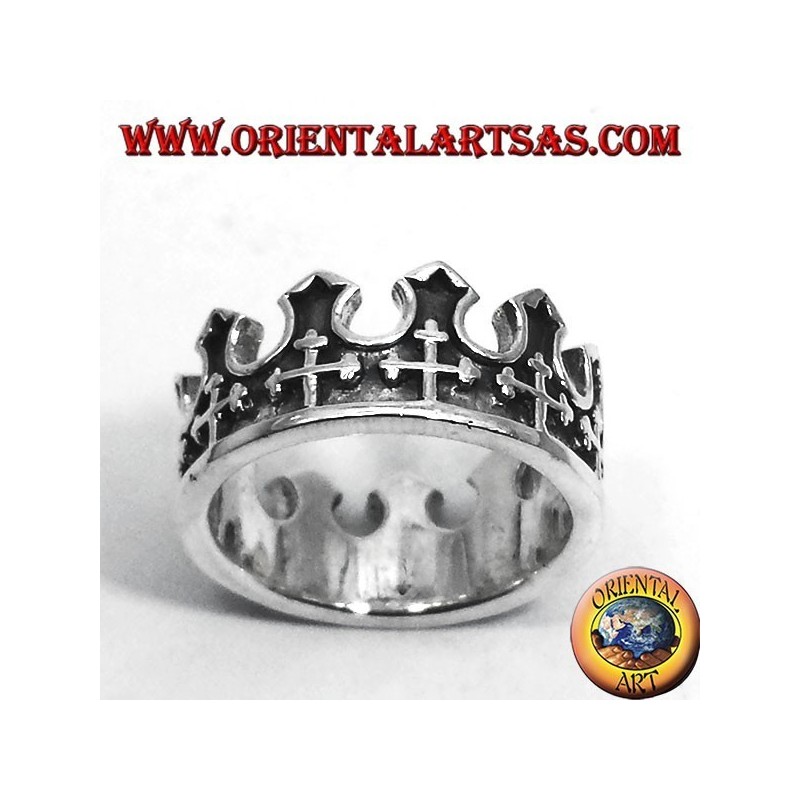 Bague en argent de la couronne du roi