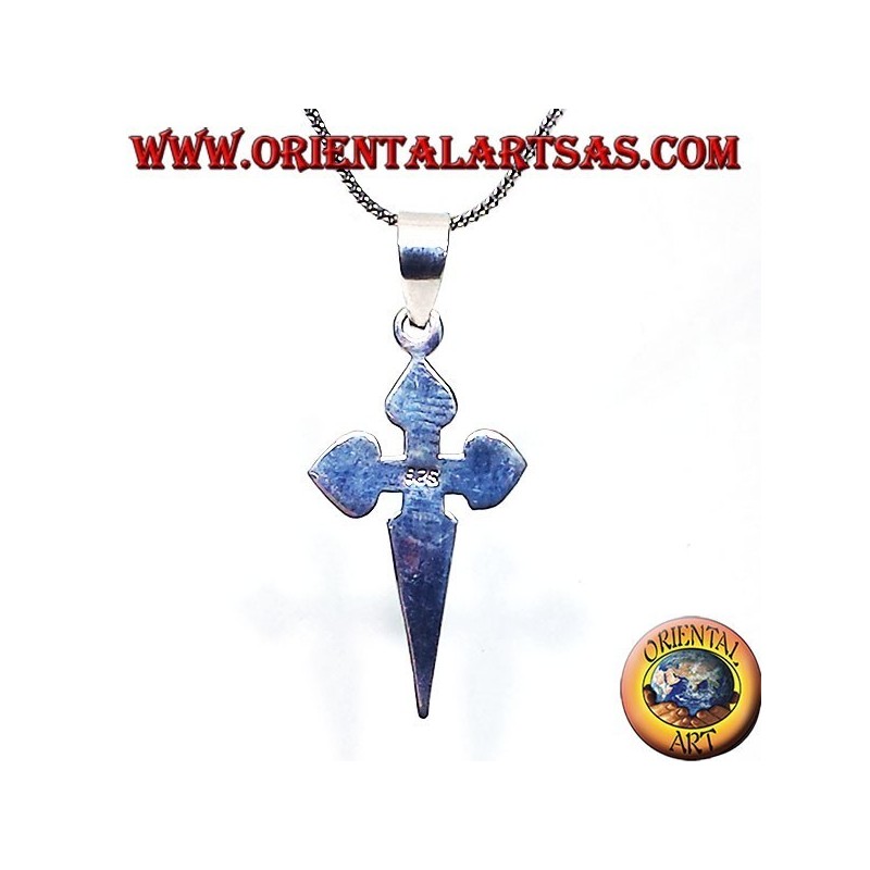 pendentif en argent, La Croix de Santiago