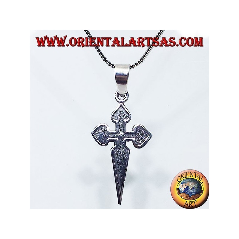 pendentif en argent, La Croix de Santiago