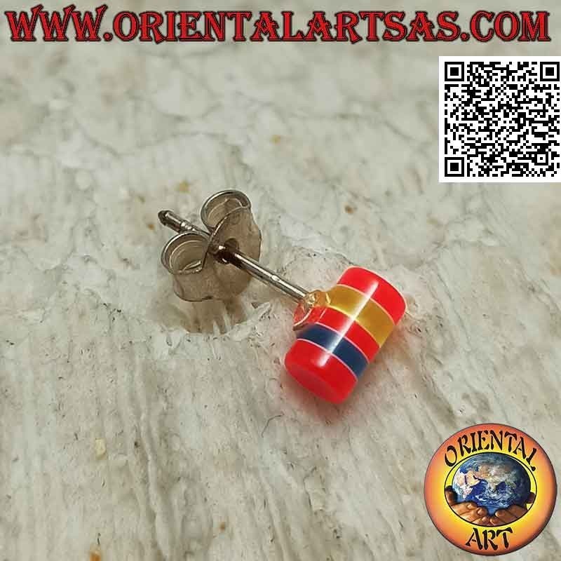 copy of Mini pendiente de plata, la espiral dentada