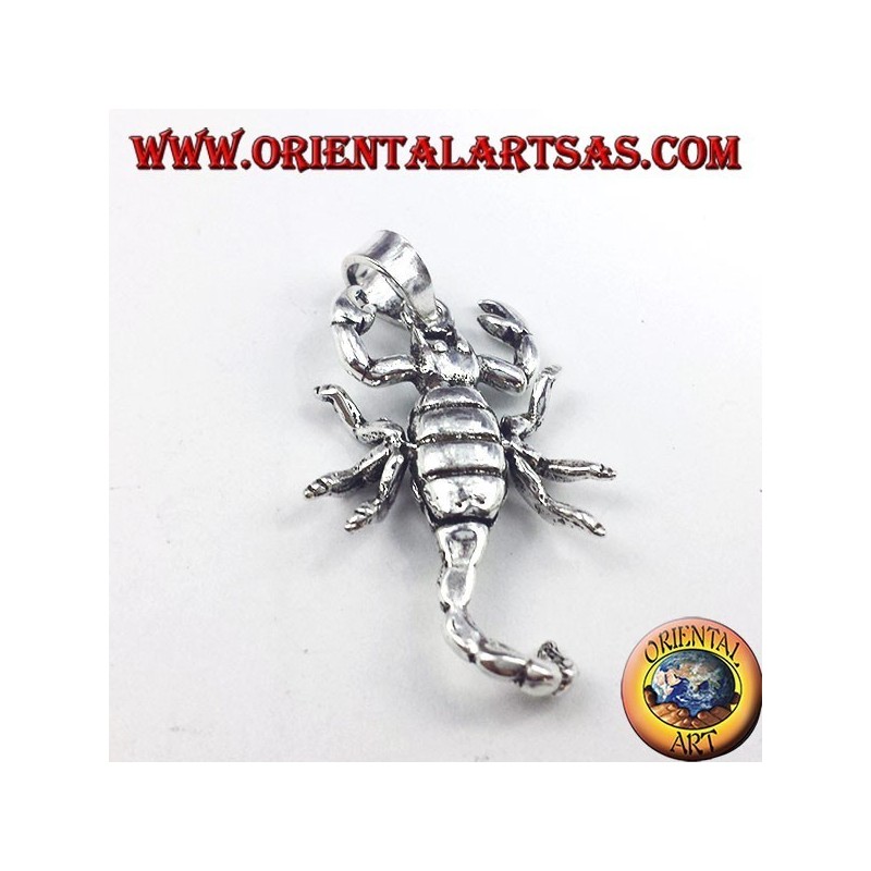 Silber Anhänger, dreidimensionale Mobil Skorpion