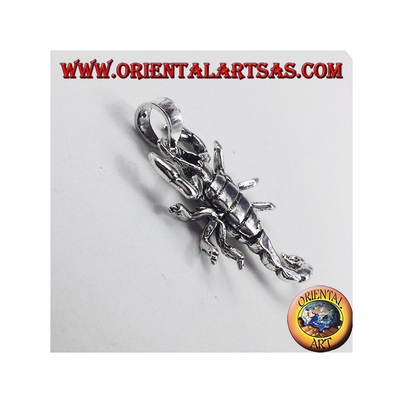 Silber Anhänger, dreidimensionale Mobil Skorpion