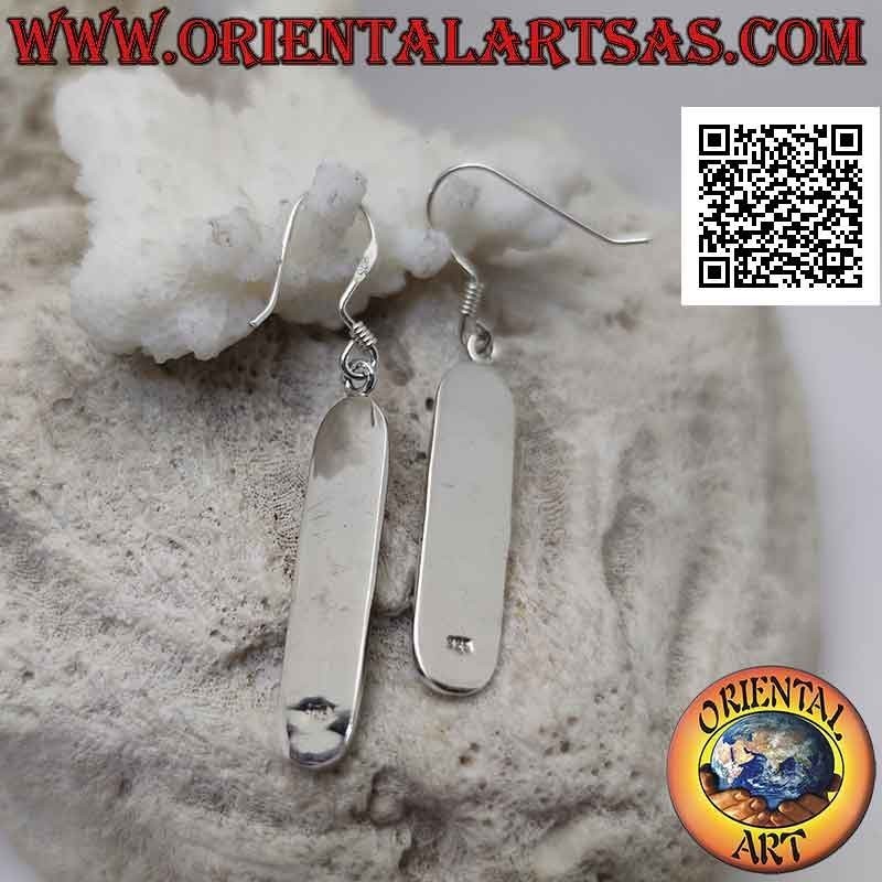 Boucles d'oreilles argent avec symbole turquoise de la paix