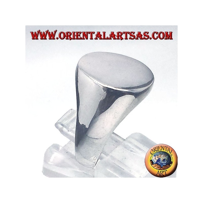 anneau de chevalier d'argent rond, 15mm. "Ø"