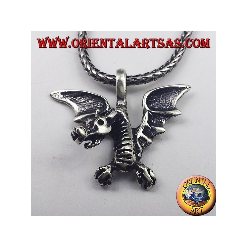 pendentif en argent dragon celtique