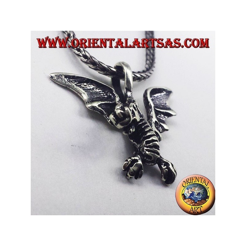 pendentif en argent dragon celtique