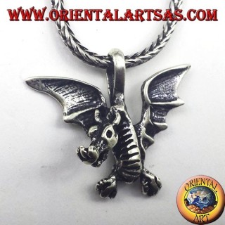 silver pendant Celtic Dragon