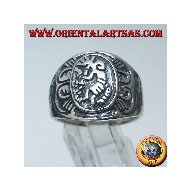 Bague en argent Kokopelli