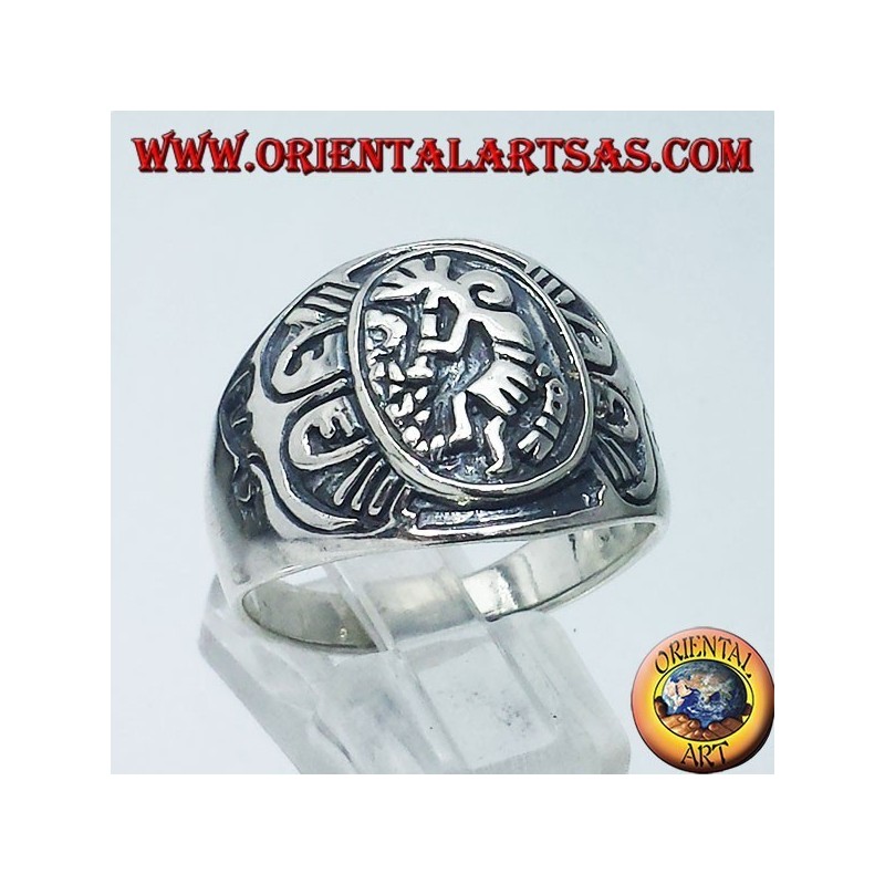 Bague en argent Kokopelli