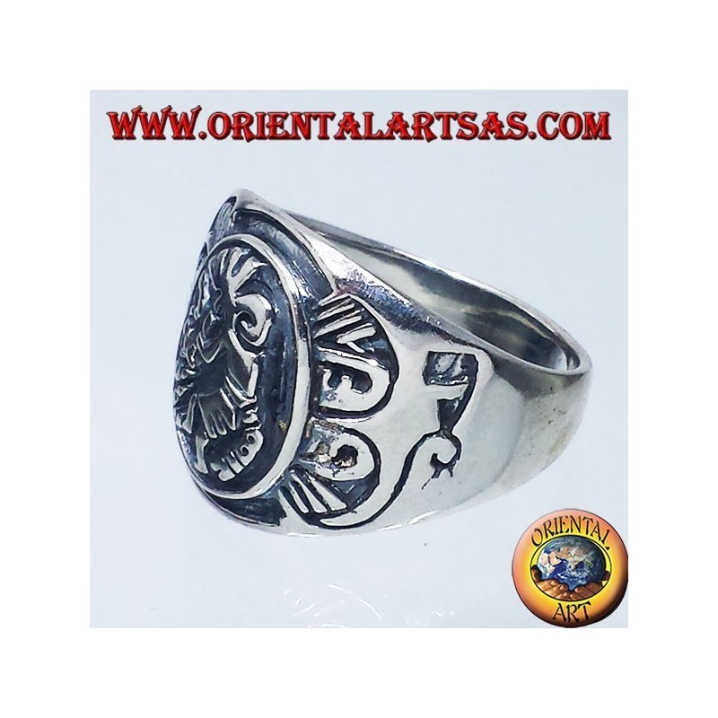 silver ring Kokopelli