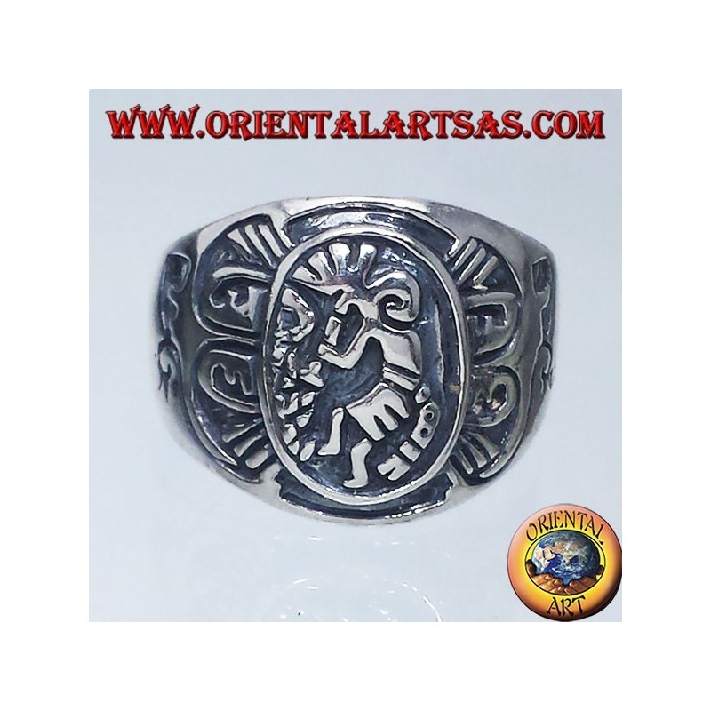 Bague en argent Kokopelli