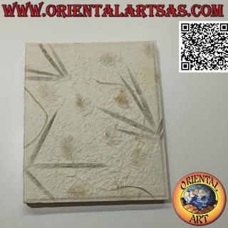 Album fotografico in carta di riso e petali naturali, 26 cm