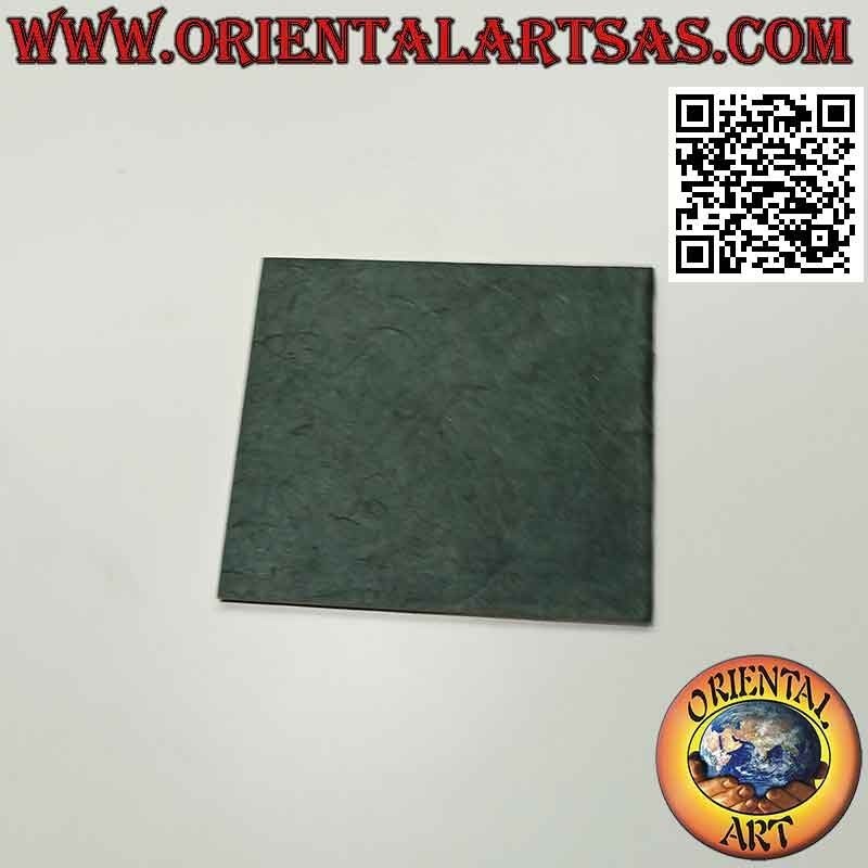 Cuaderno horizontal con estampado, papel de arroz nepalí (9,5 x 11 cm)