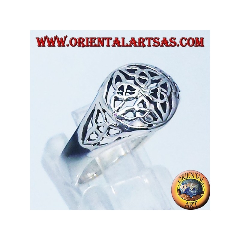 anillo de plata, Duleek nudo símbolo celta