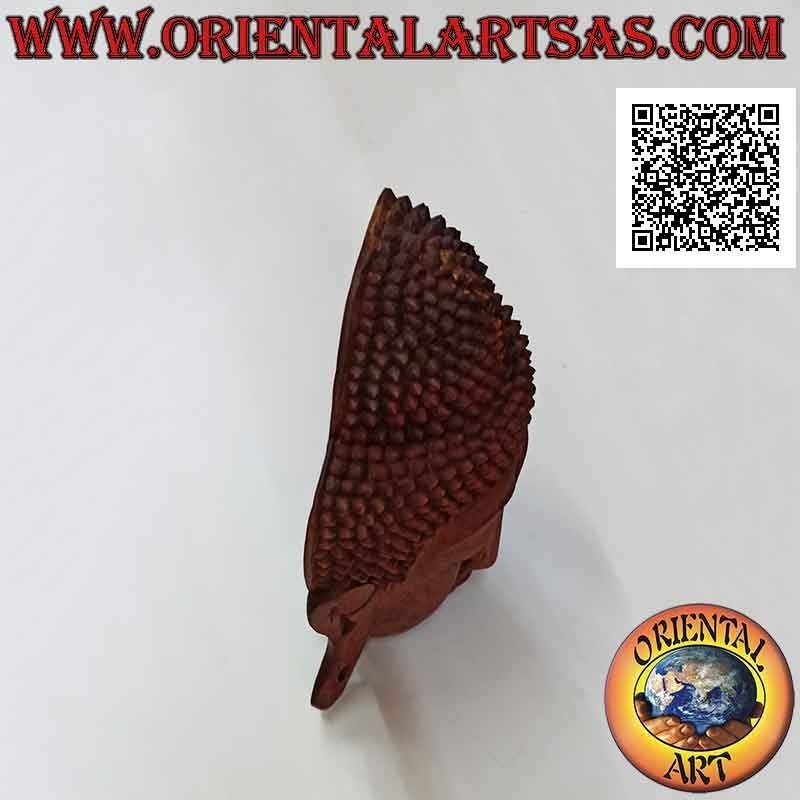 Wand- oder Aufsatz-Buddhakopf-Skulpturenmaske aus Suarholz, 44 x 32 cm (einzelner Block)