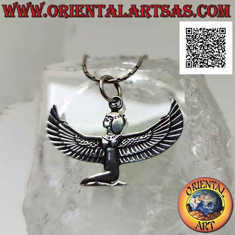 Silver pendant, Isis (goddess of motherhood, fertility and magic) in profile (large)