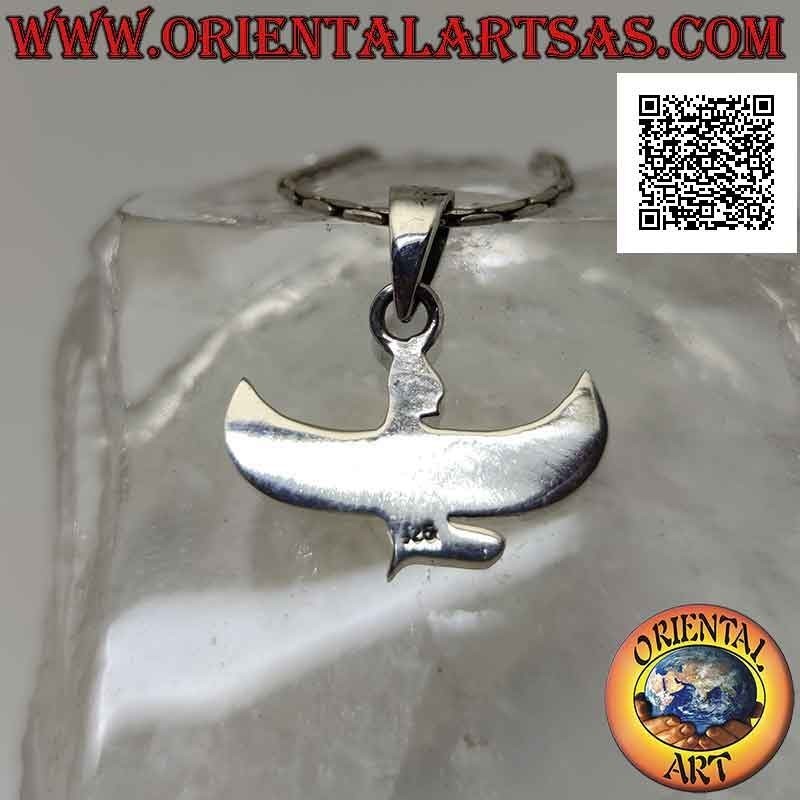 Silver pendant, Isis (goddess of motherhood, fertility and magic) in profile (small)