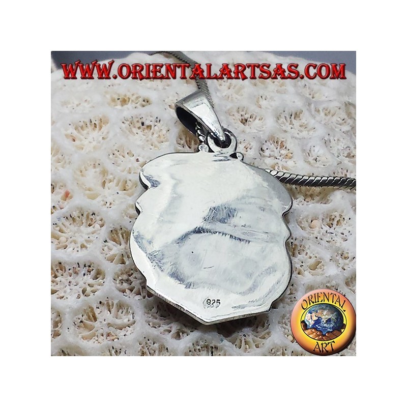 silver pendant, San Michele Arcangelo