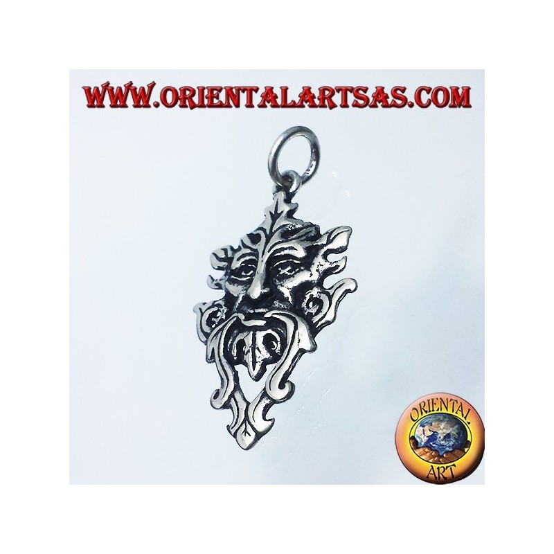 pendentif argent, homme vert celtic