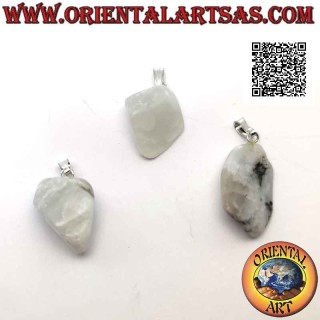 Natural Tumbled Moonstone Pendant Hypoallergenic | Oriental Art