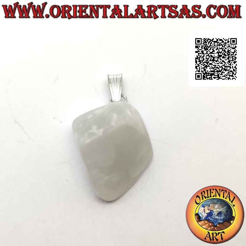 Natural Tumbled Moonstone Pendant Hypoallergenic | Oriental Art