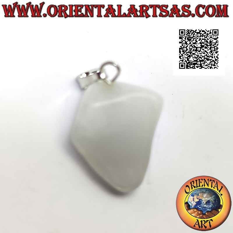 Natural Tumbled Moonstone Pendant Hypoallergenic | Oriental Art