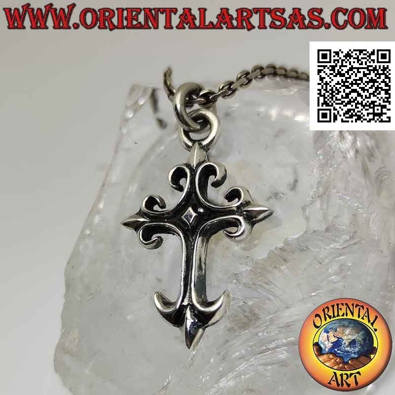 Colgante de plata, cruz de Alcántara o Calatrava