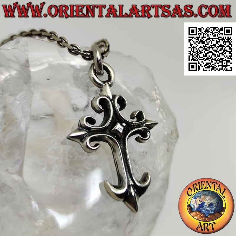 Colgante de plata, cruz de Alcántara o Calatrava