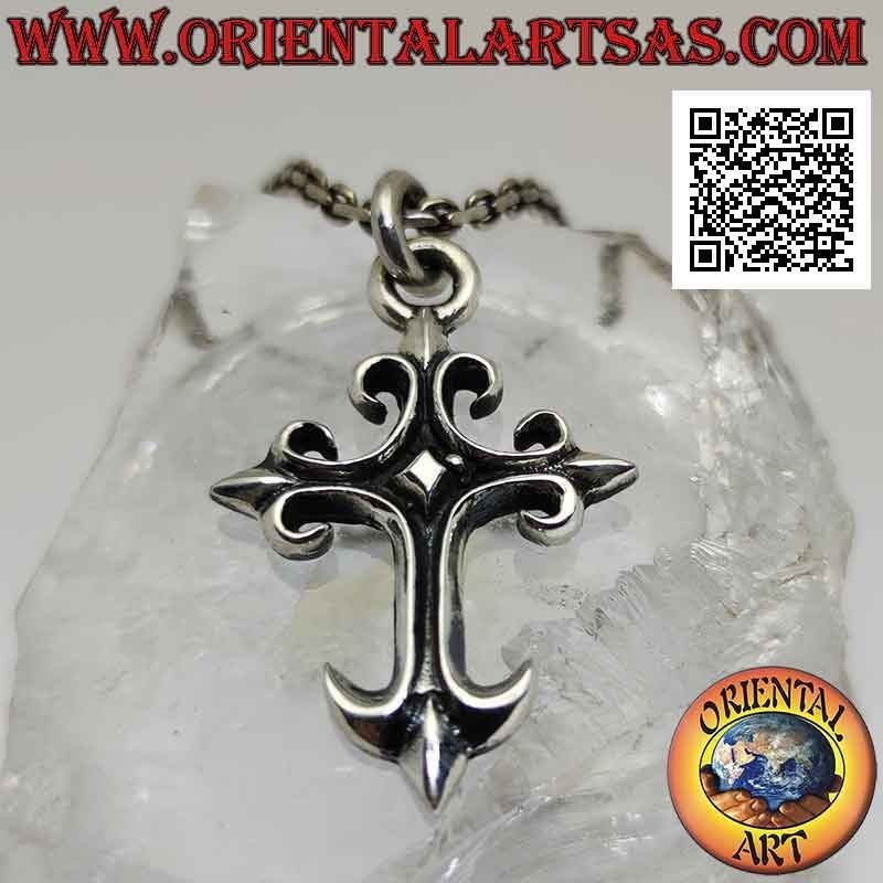 Colgante de plata, cruz de Alcántara o Calatrava