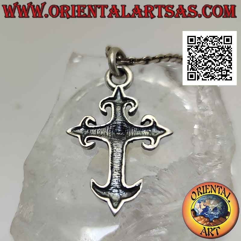 Colgante de plata, cruz de Alcántara o Calatrava