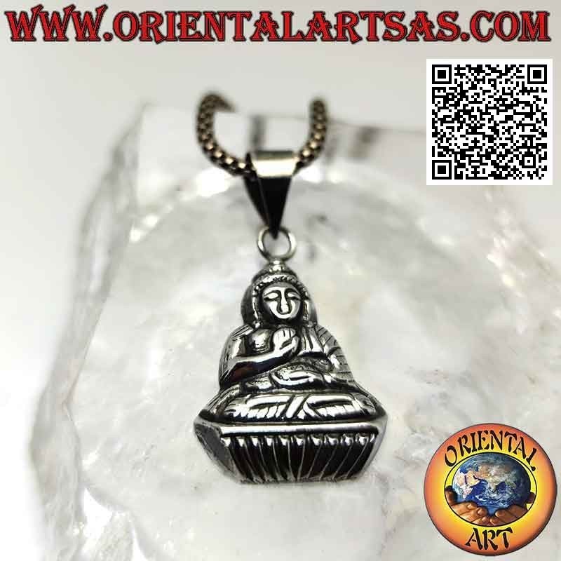 Pendentif en argent, le Bouddha de la bénédiction