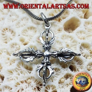 Vajra pendentif en argent