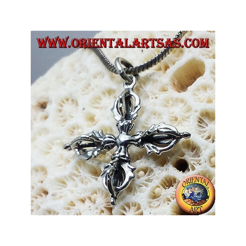 Vajra pendentif en argent