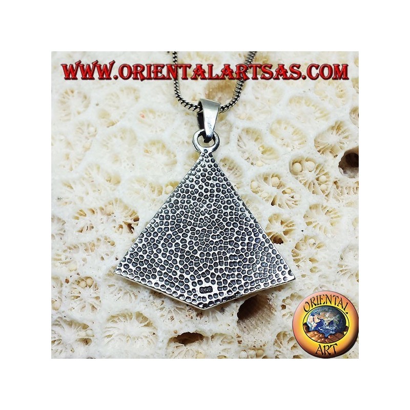 silver pendant Pyramid of the Illuminati